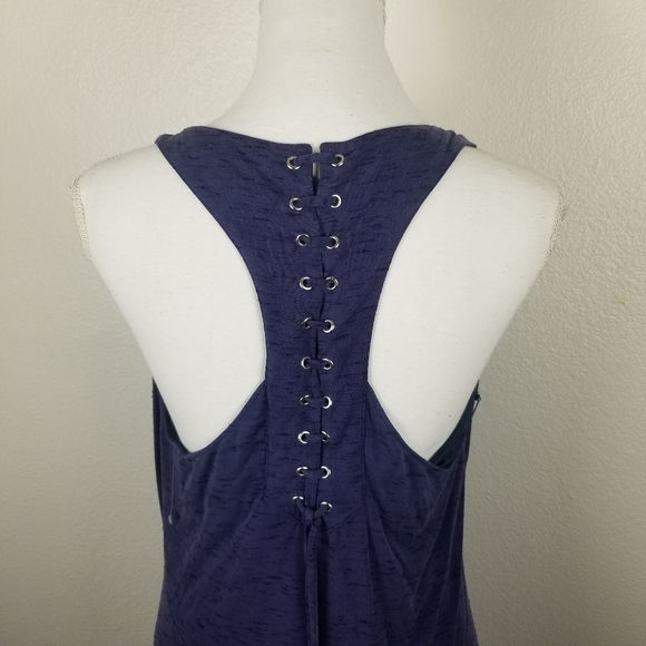 Anthropologie Melanie Lace-Up Back Maxi Tank Dress - Picture 7 of 13